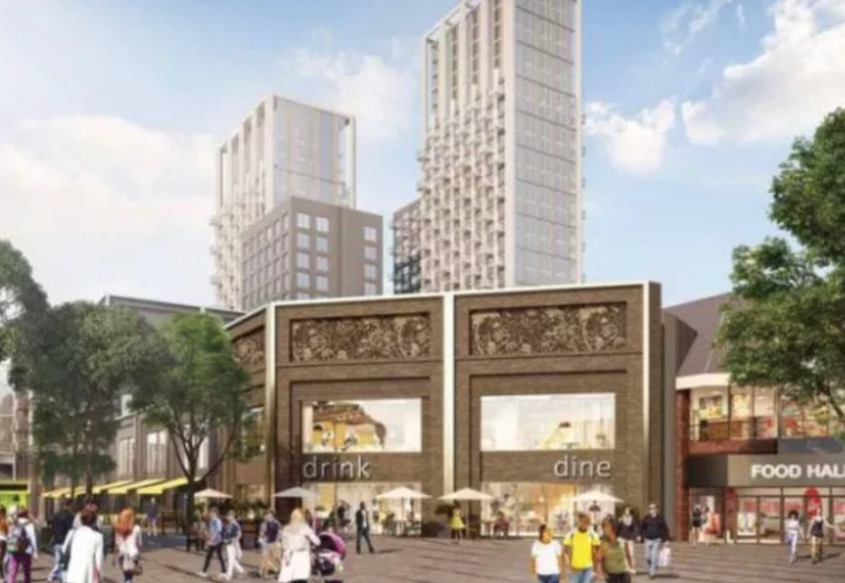Housing will be built above the Mall shopping centre