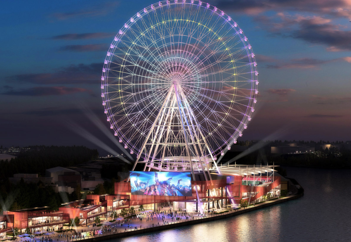 The Giant’s Quay scheme with 140m tall observation wheel