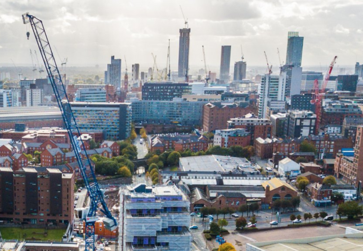 Rising towers on Manchester skyline