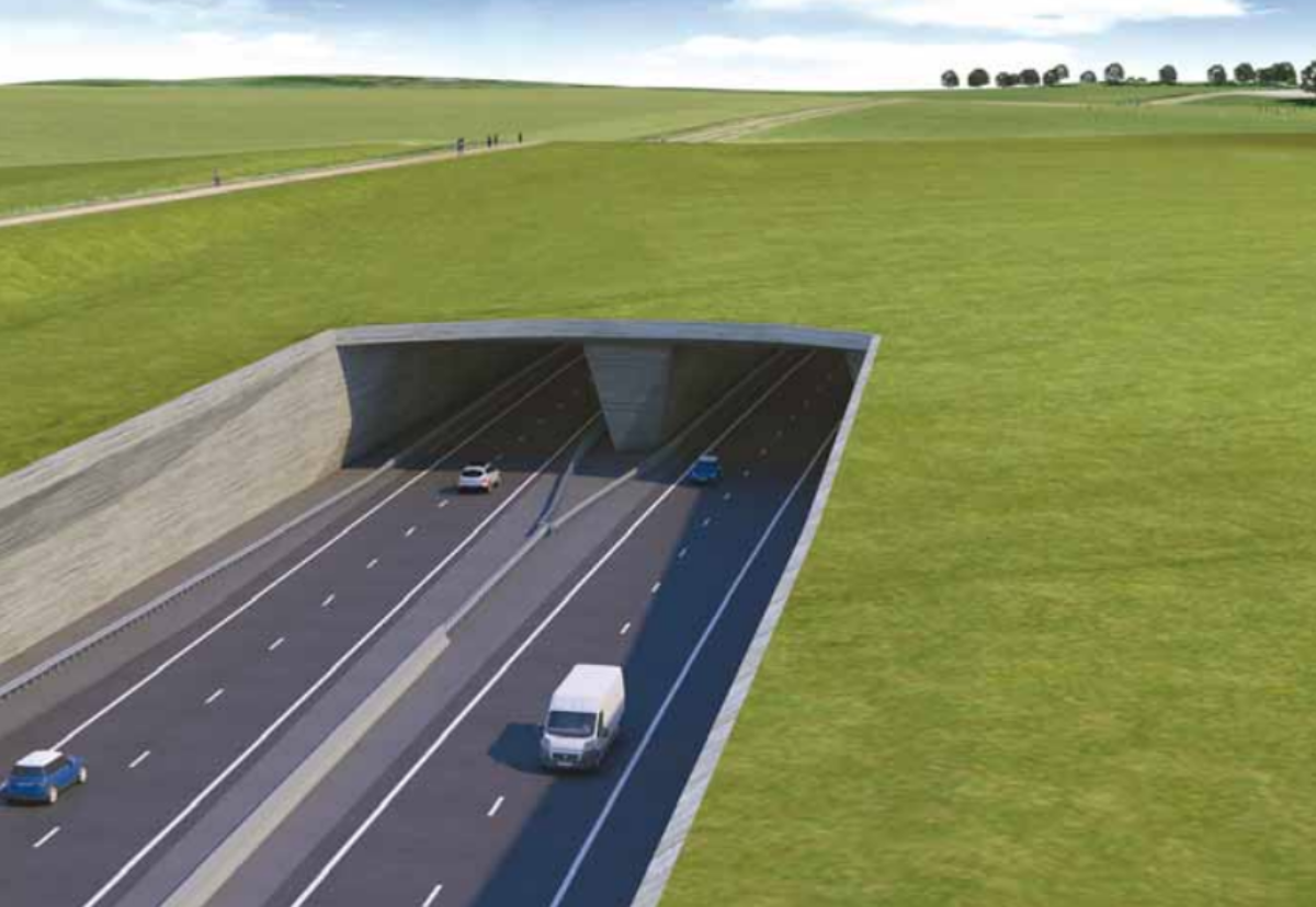 A303 Amesbury to Berwick Down scheme involves a tunnel next to Stonehenge