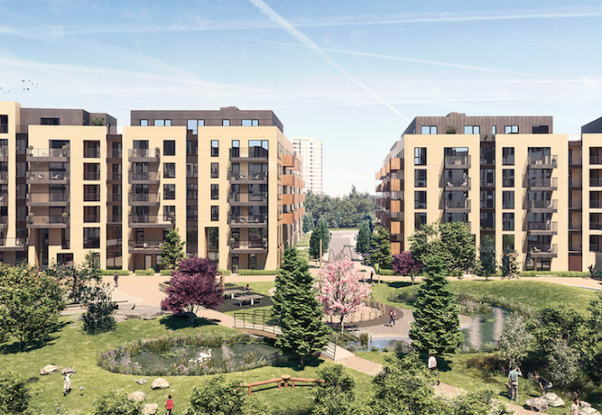 Telford has developed a series of sites in Stratford including the New Garden Quarter