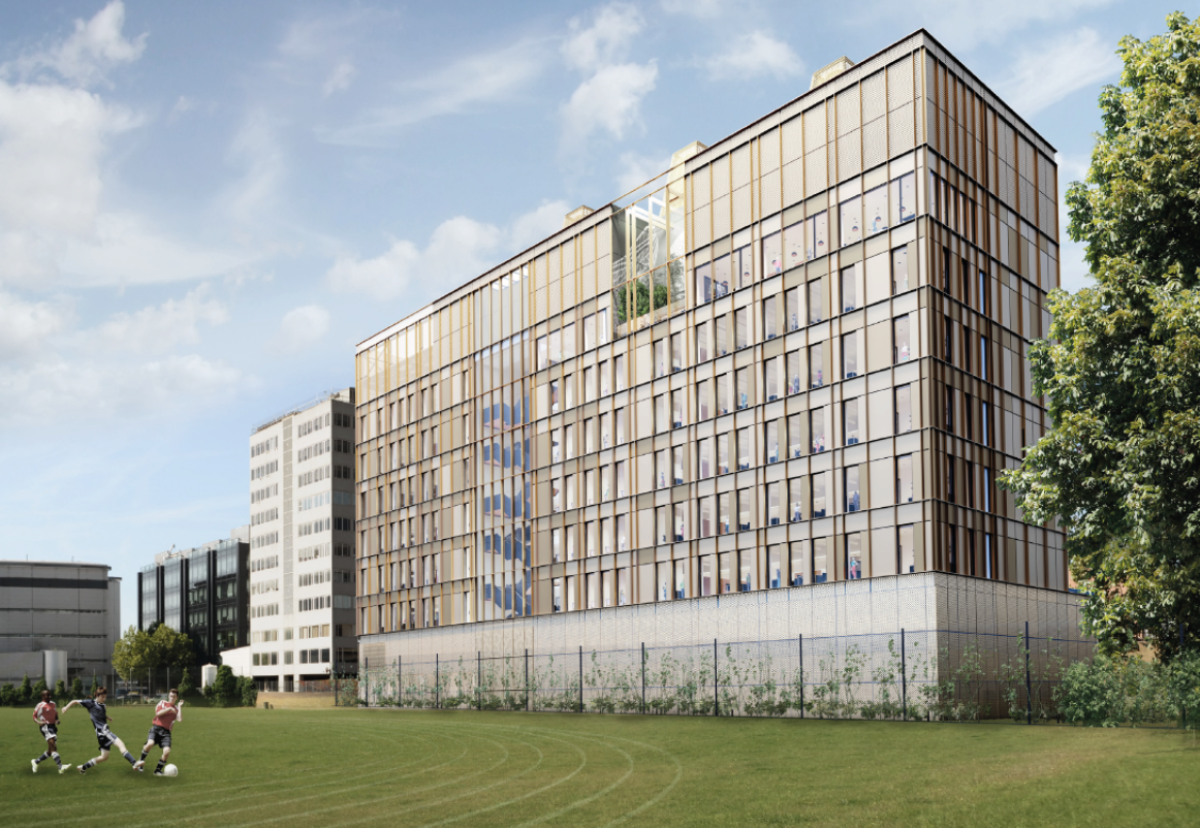 New London Institute of Medical Sciences will unite Medical Research Council and Imperial College London researchers under one roof. Image: HawkinsBrown