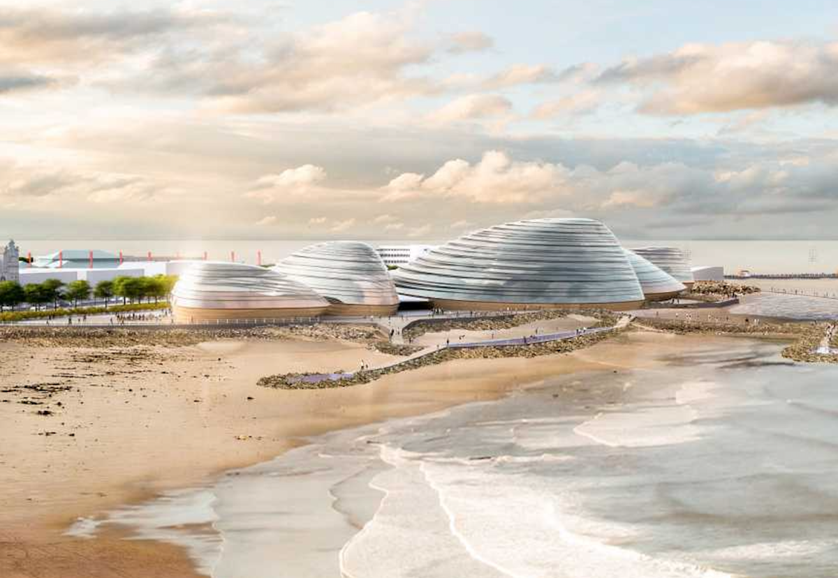 Domes will show off the marine habitat and provide other visitor attractions