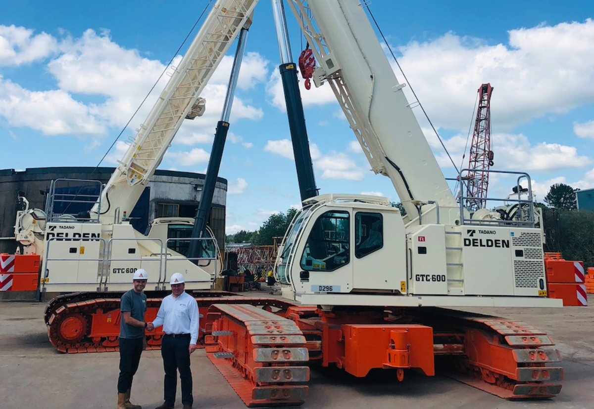 Sean Nyland, Delden Cranes (L) and Paul Goodall, Tadano UK (R)