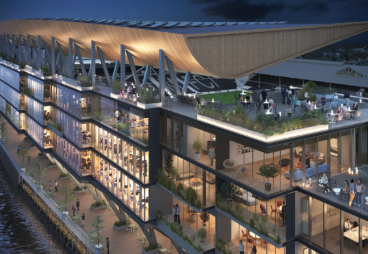 Buckingham has secured Fulham's new riverside stand