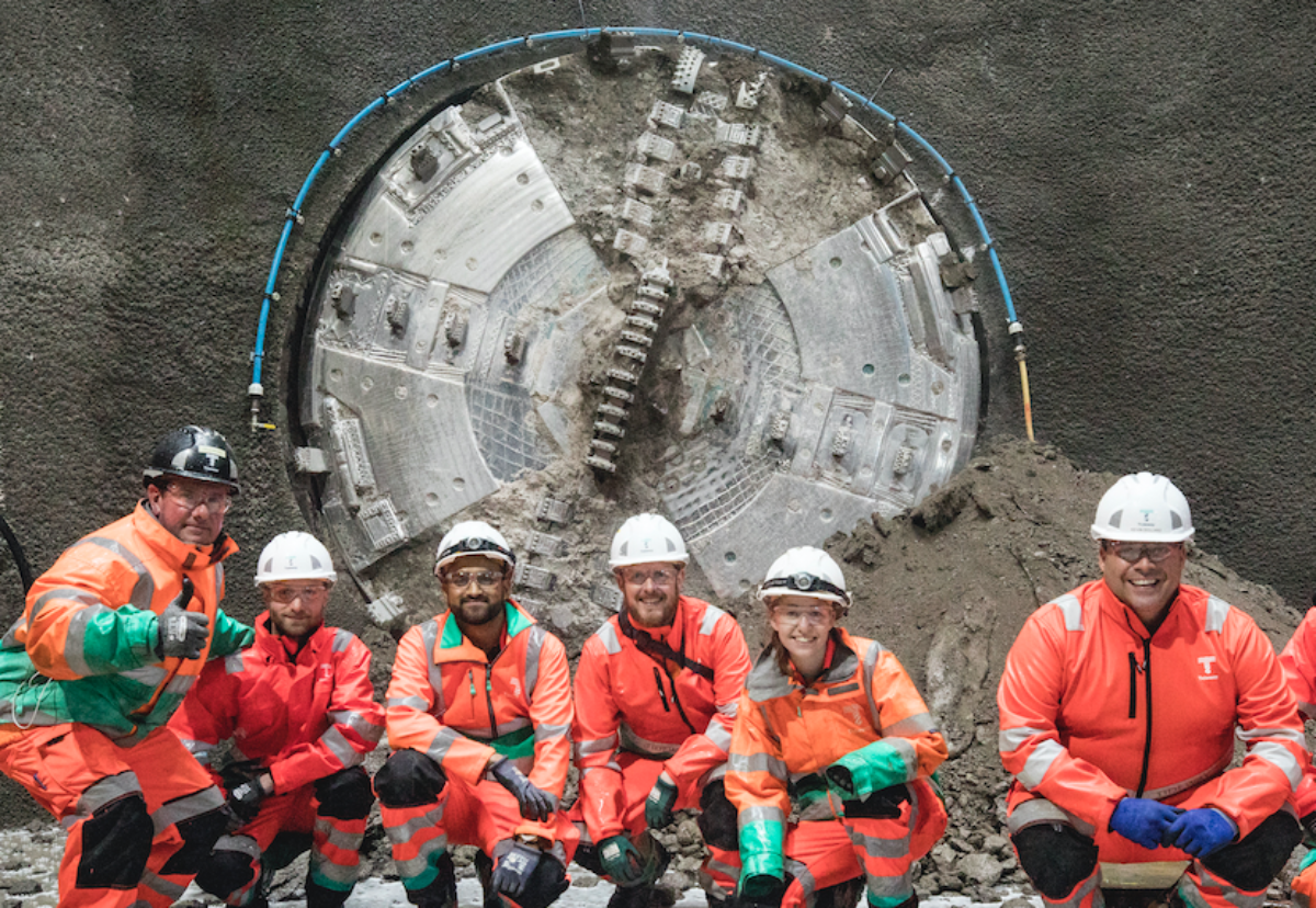 Break through on first section of 1.1km Frogmore Connection Tunnel from Wandsworth to Fulham