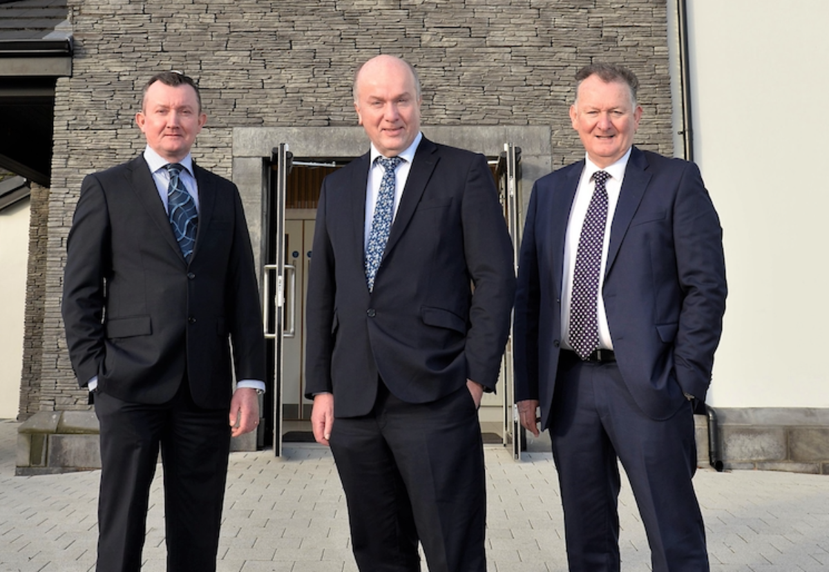 Patrick McKeague, director, Seamus McKeague, CEO, and Gerard McKeague, director of Creagh Concrete