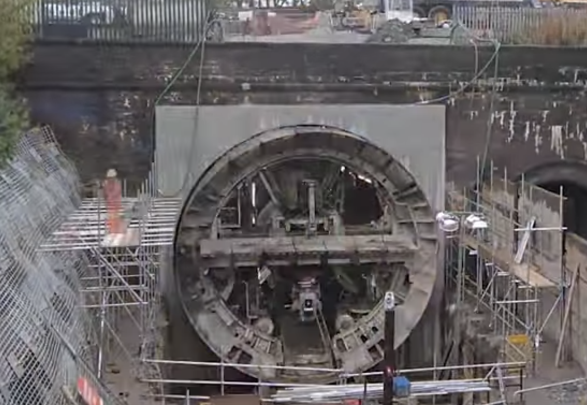 TBM used for Farnworth Tunnel in Bolton, widened by almost 50%. 