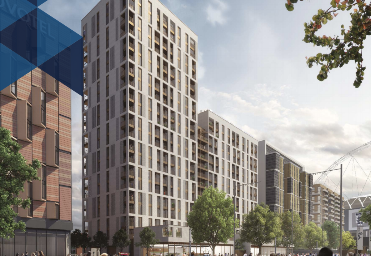 Network Homes is planning to replace the old Olympic Office Centre building in Wembley with 253 new homes