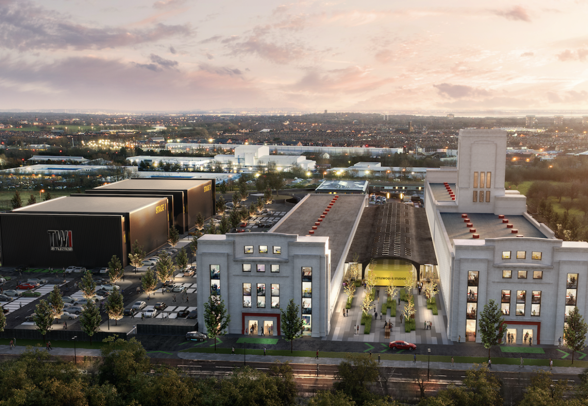 The 10-acre Littlewoods Studios will open in 2023, with temporary ‘pop up’ studios to be built by Liverpool City Council on neighbouring land by the end of the year