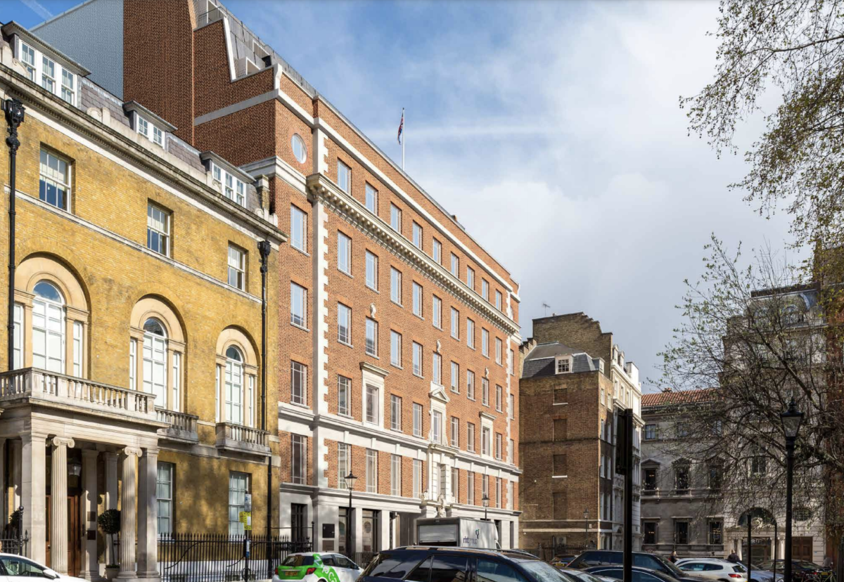 Architect Make has designed the St James' Square project with a near replica facade of the existing building