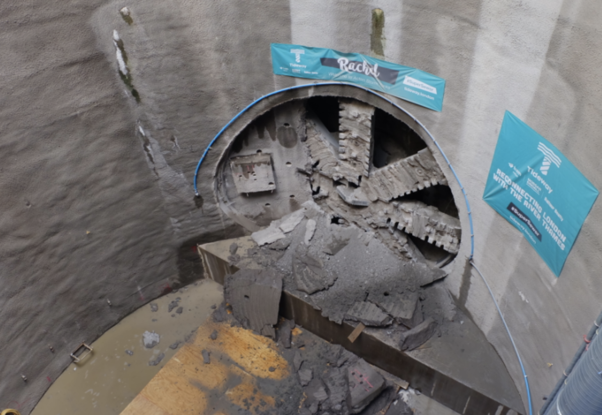 TBM Rachel will now be recovered from the Acton storm tank site