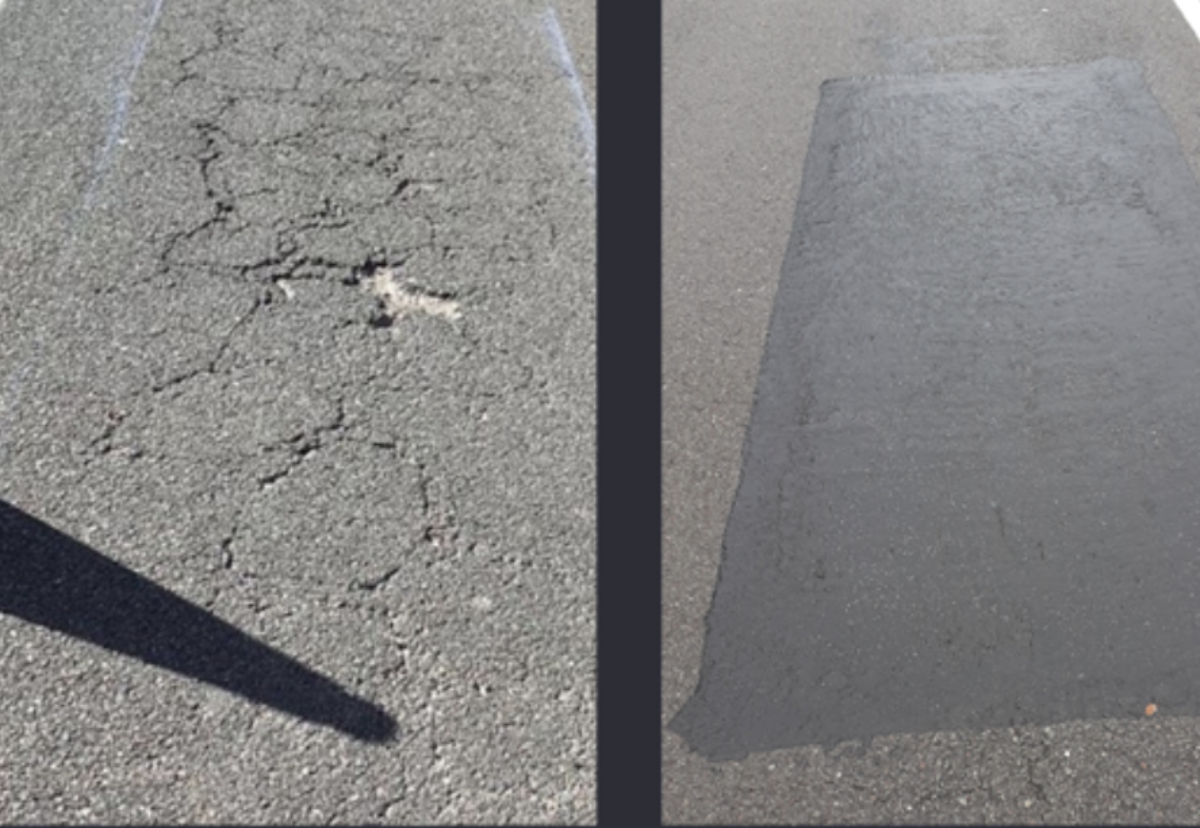 Rubberised road repair material reduces carbon footprint by 96%