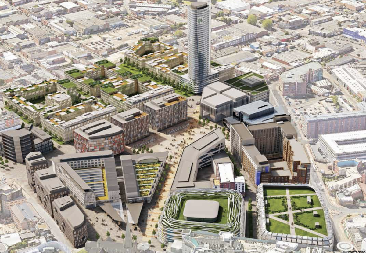 Indicative plan of redeveloped Smithfield quarter