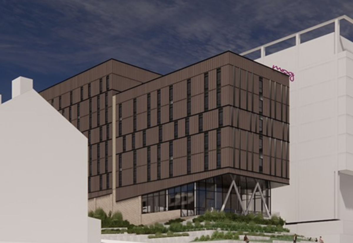 Moxy hotel plan by Vastint Hospitality