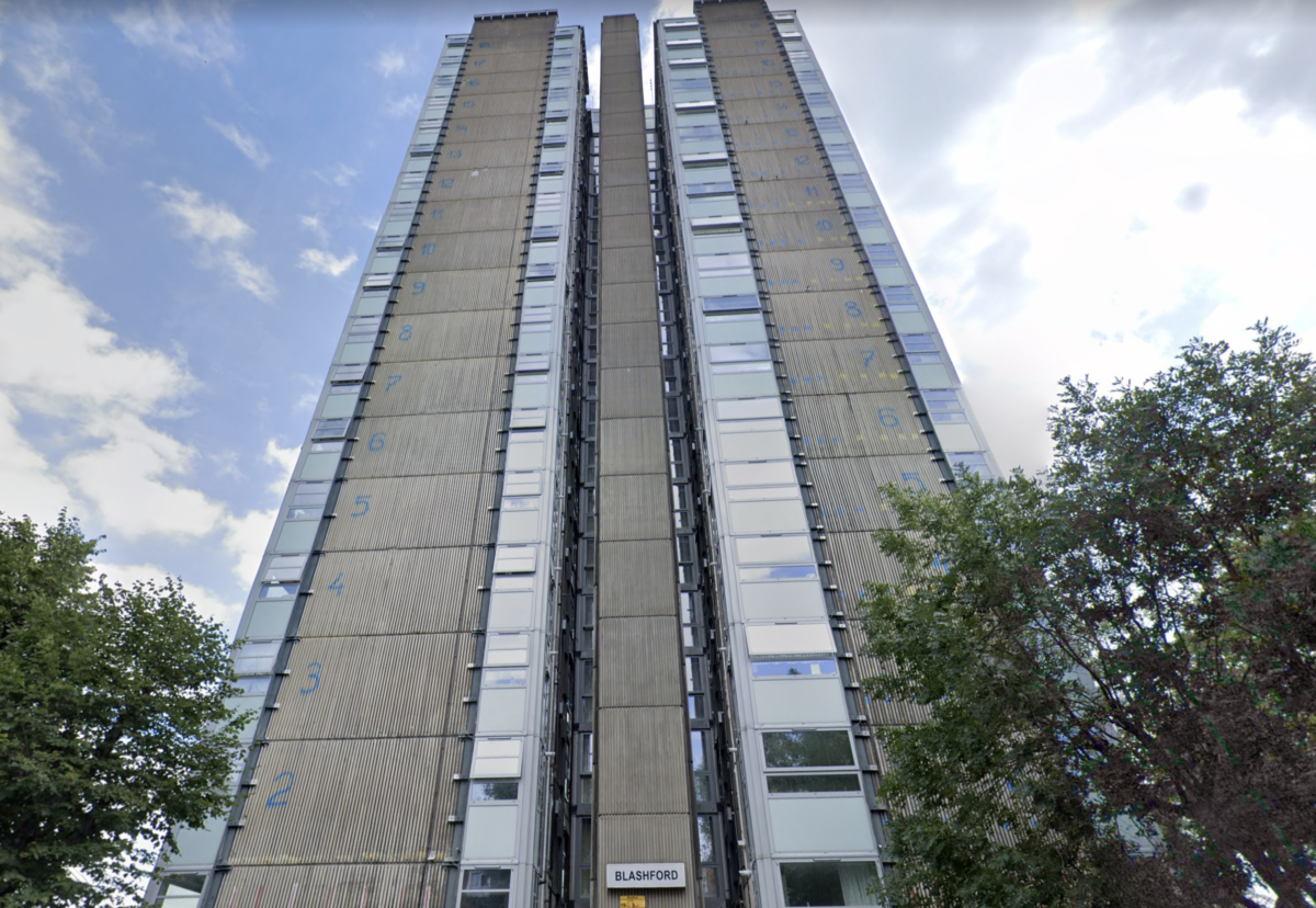 19-storey Blashford Tower reclad will take over two years to complete