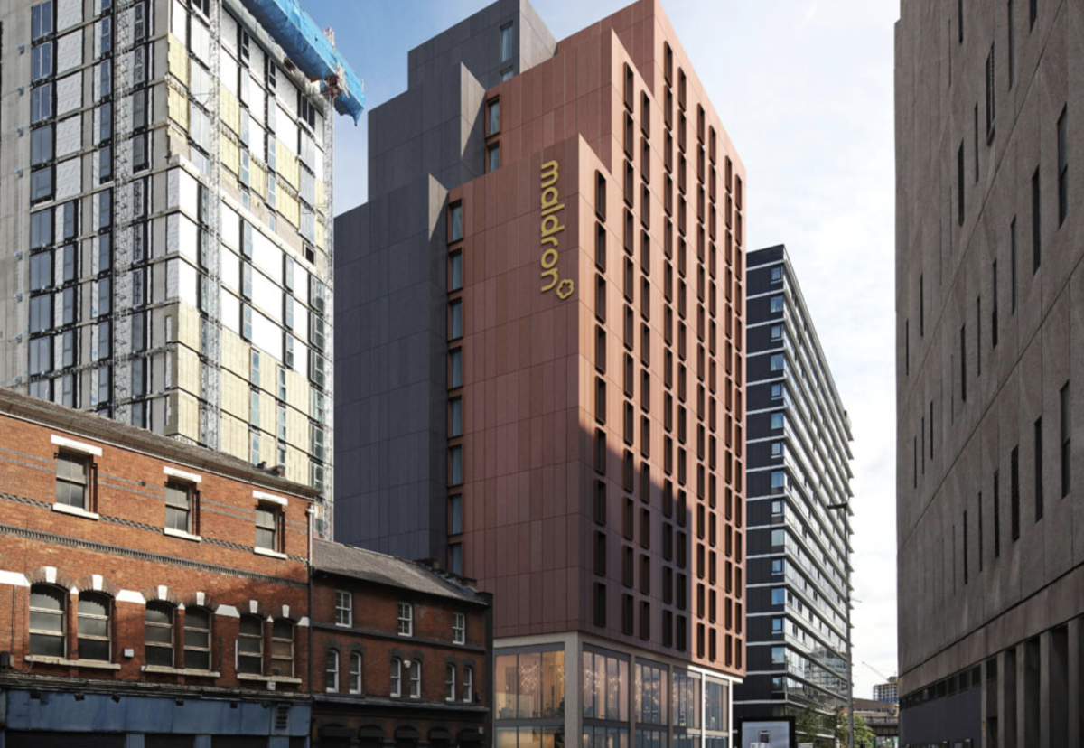 Architect Norr Consultants designed the Maldron hotel project Salford