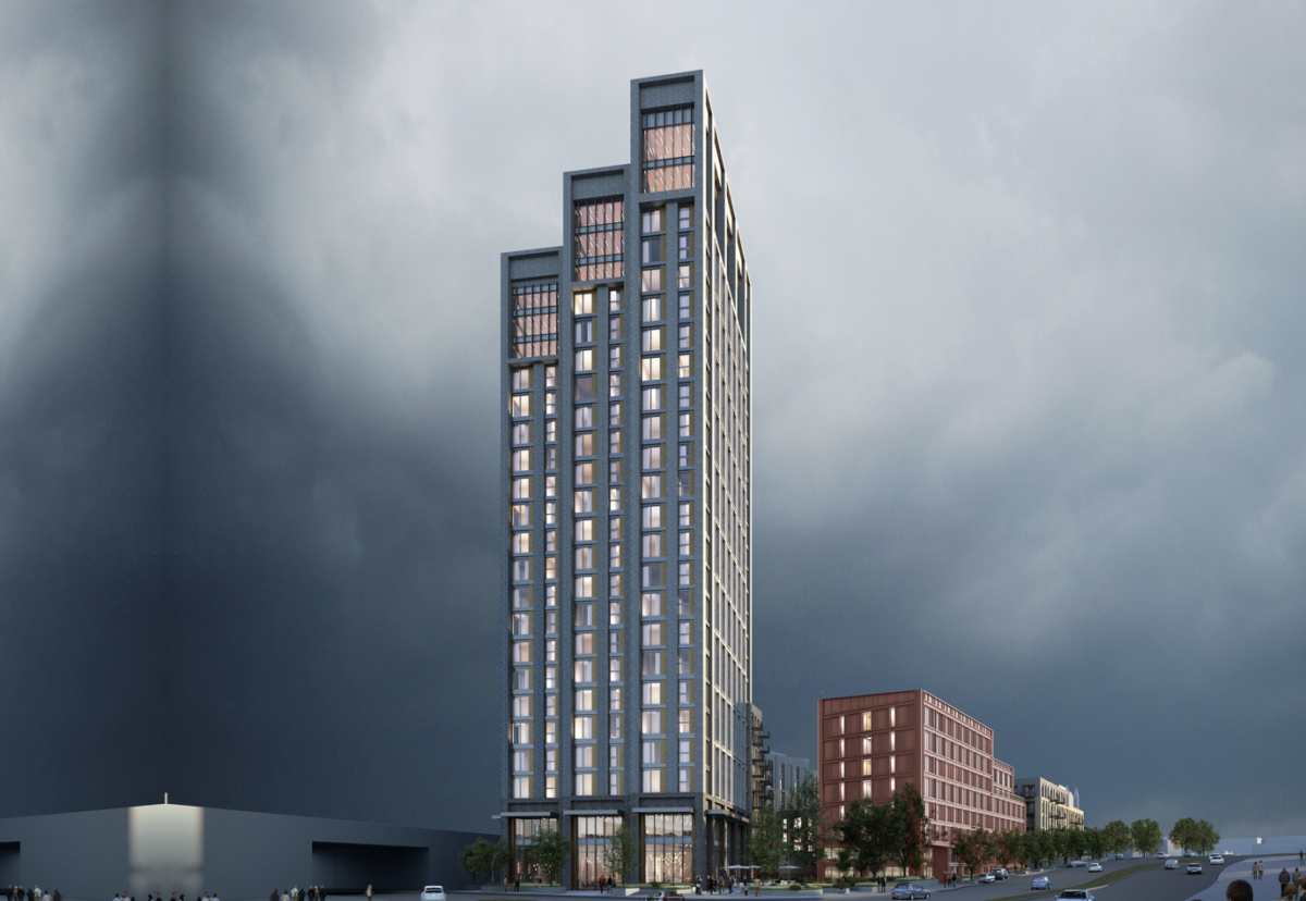 Landmark 26-storey residential tower at Digbeth scheme