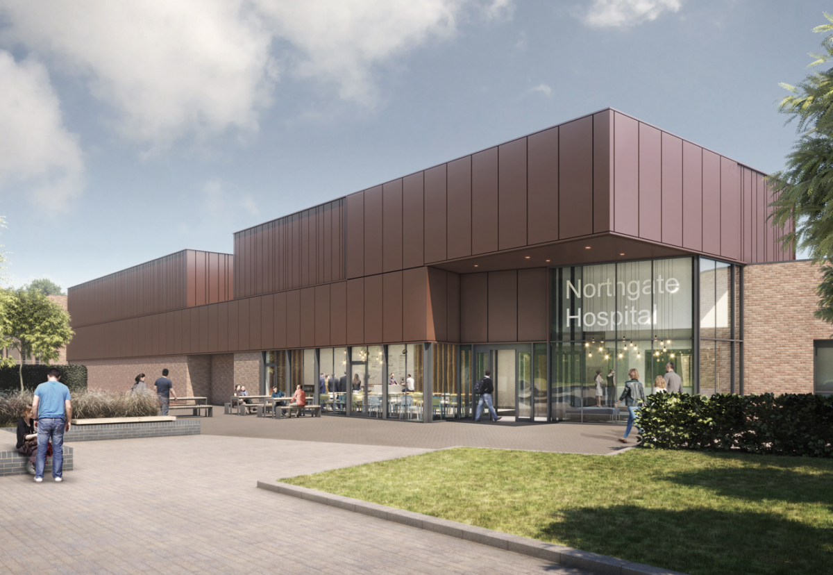 New mental health facility at Northgate Hospital, Morpeth;