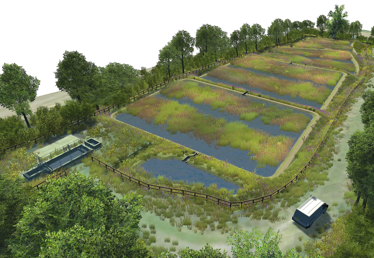 Clifton wastewater treatment works wetland will remove phosphorus from treated water