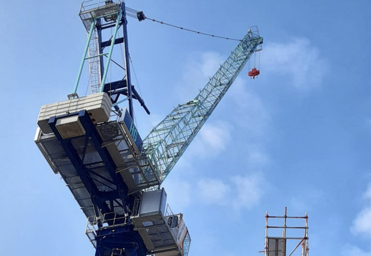 HG is buying five new Italian Moritsch tower cranes this year, the first to arrive in London.