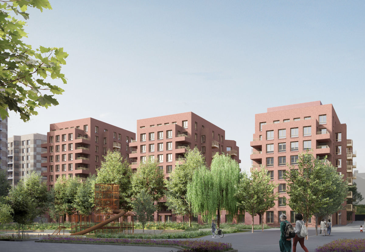 Site will be redeveloped with 14 multi-storey blocks of homes around a central park