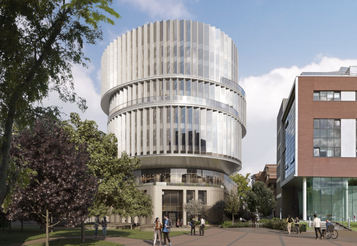 Striking new building forms part of a wider plan to improve facilities at Aston University