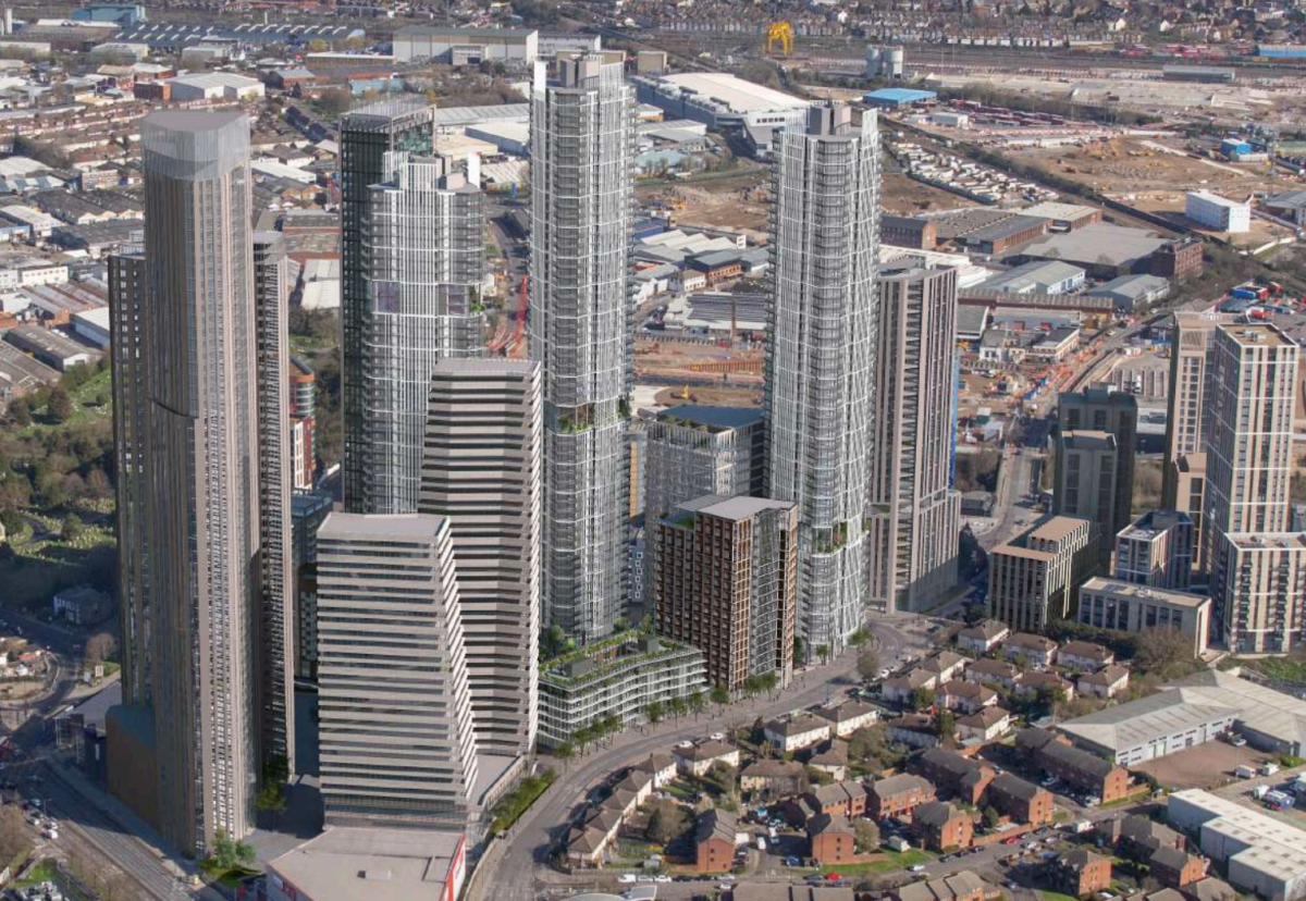 New high rise cluster planned for West London, near Old Oak Common HS2 station