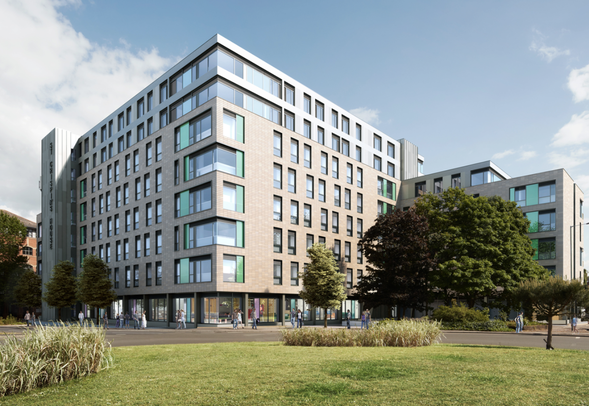 An extra two floors and extension will be added to the old office block