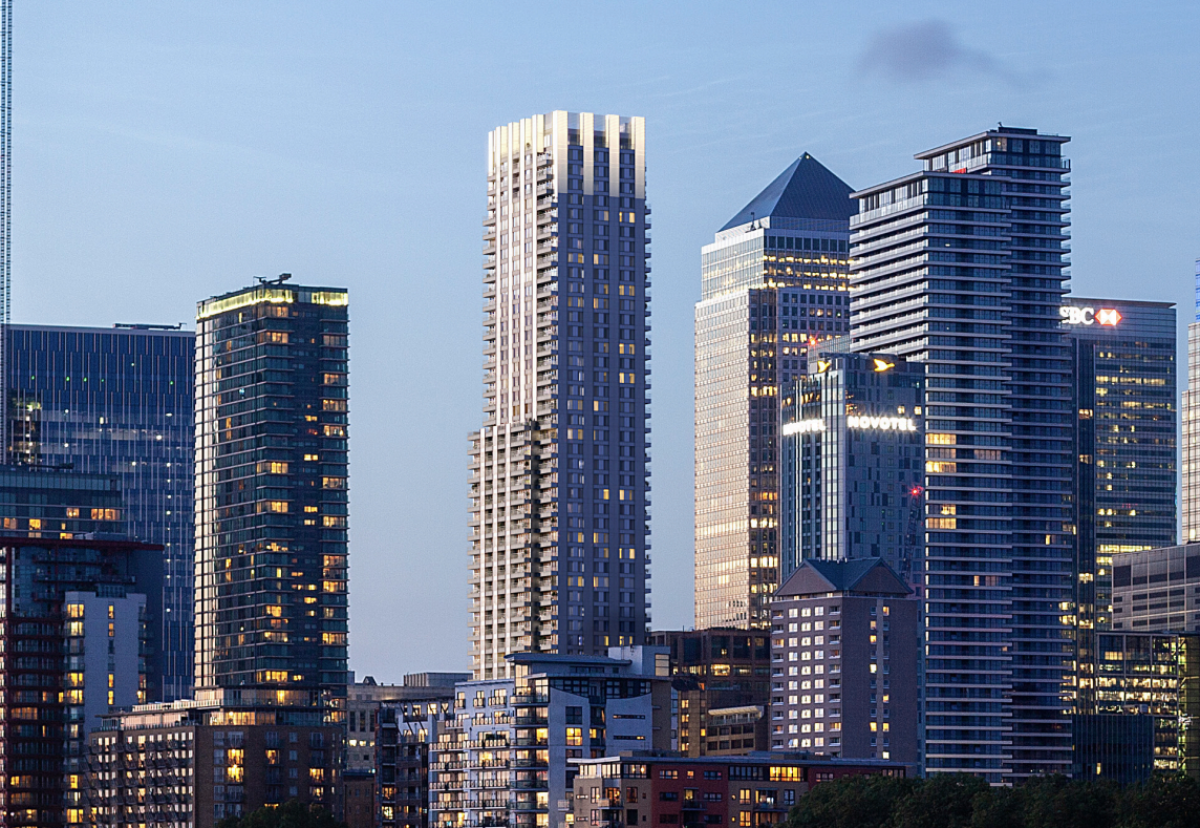 Developer Ballymore withdrew an application last year to build a 51-storey block of luxury flats in Canary Wharf after fire brigade concerns about the number of stairwells