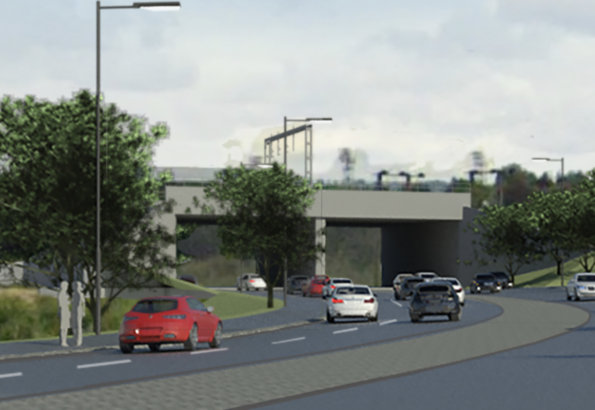 New bridge will lift West Coast Main Line above new road