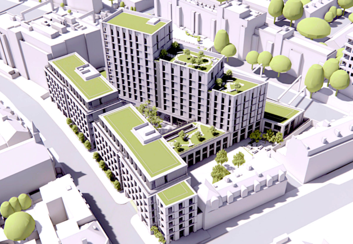 The Grove Crescent Road scheme has been designed by Glenn Howells Architects with M&E design from Waterstone Design to be rated BREEAM ‘Excellent’
