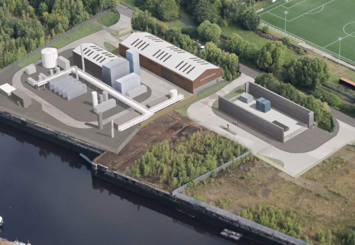 Plastic to hydrogen facility in West Dunbartonshire