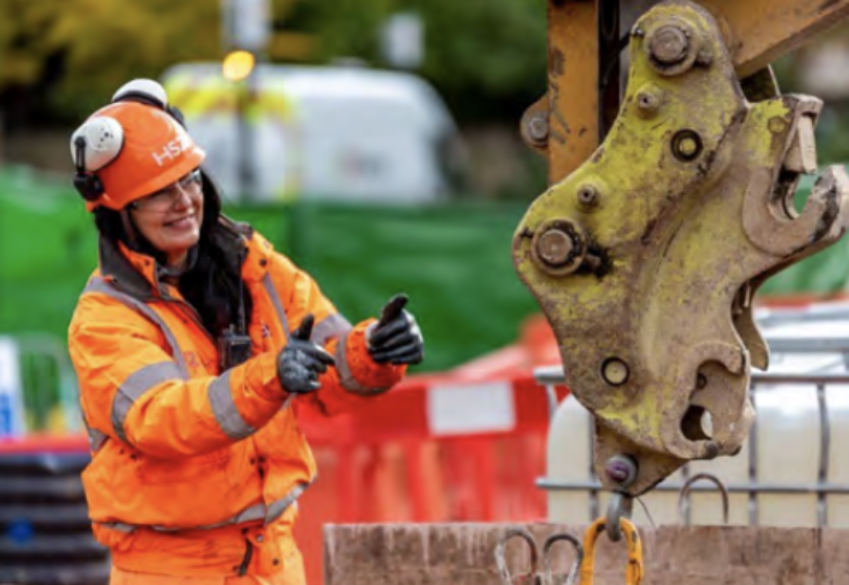 Elisabeta Danilo, a slinger signaller at the Skanska Costain Strabag joint venture, had a fresh burst of motivation after being allowed more flexibility around her working hours