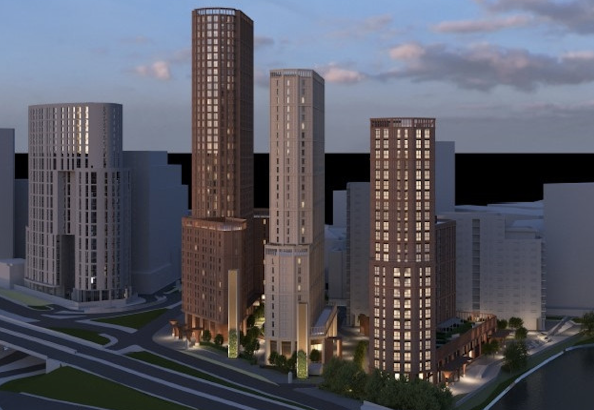 Galliford Try has been working with the developer on plans for the three tower blocks