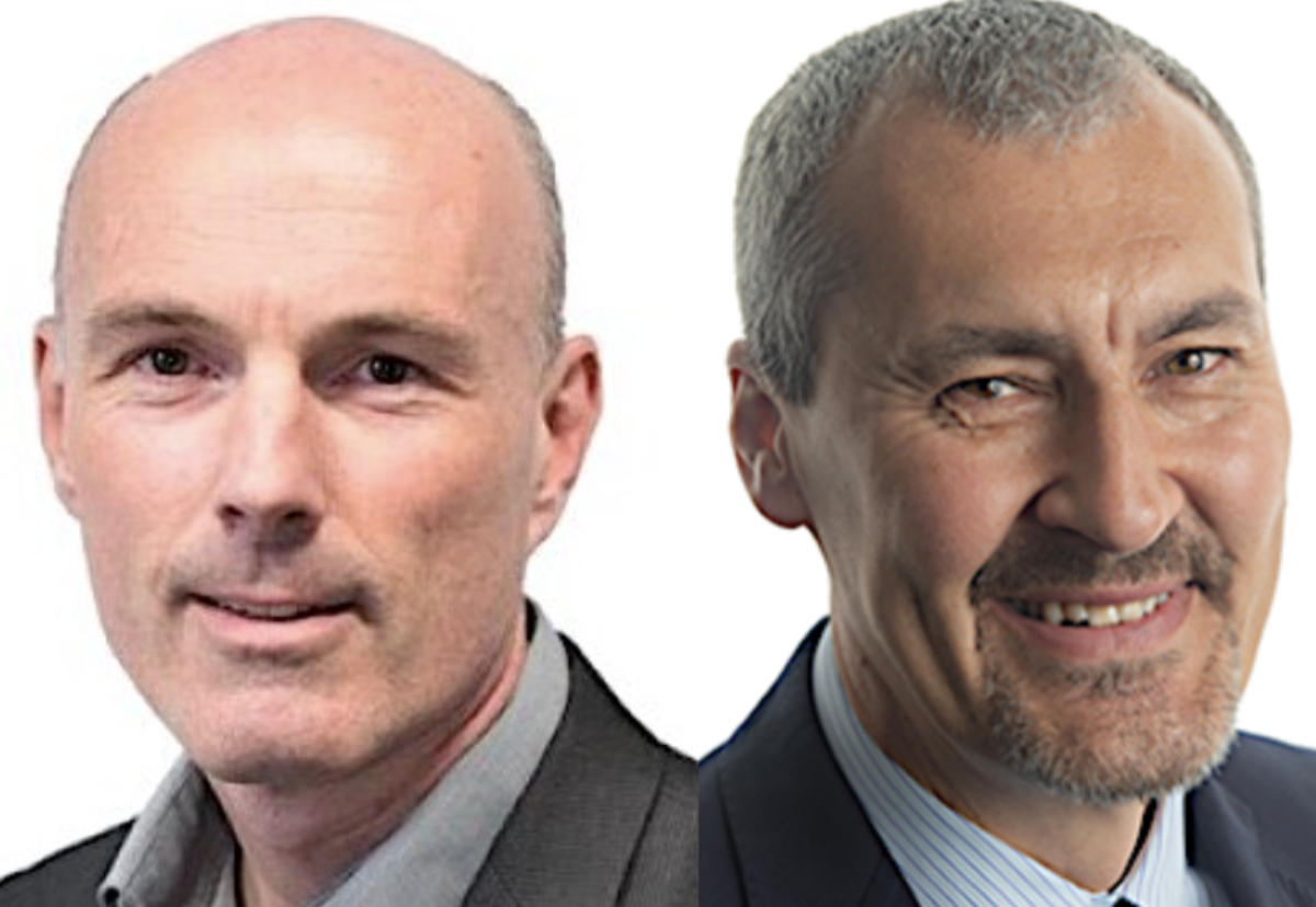 (L-R) Andy Joy to become CEO in April 2023, as Andy Butterworth becomes vice chairman