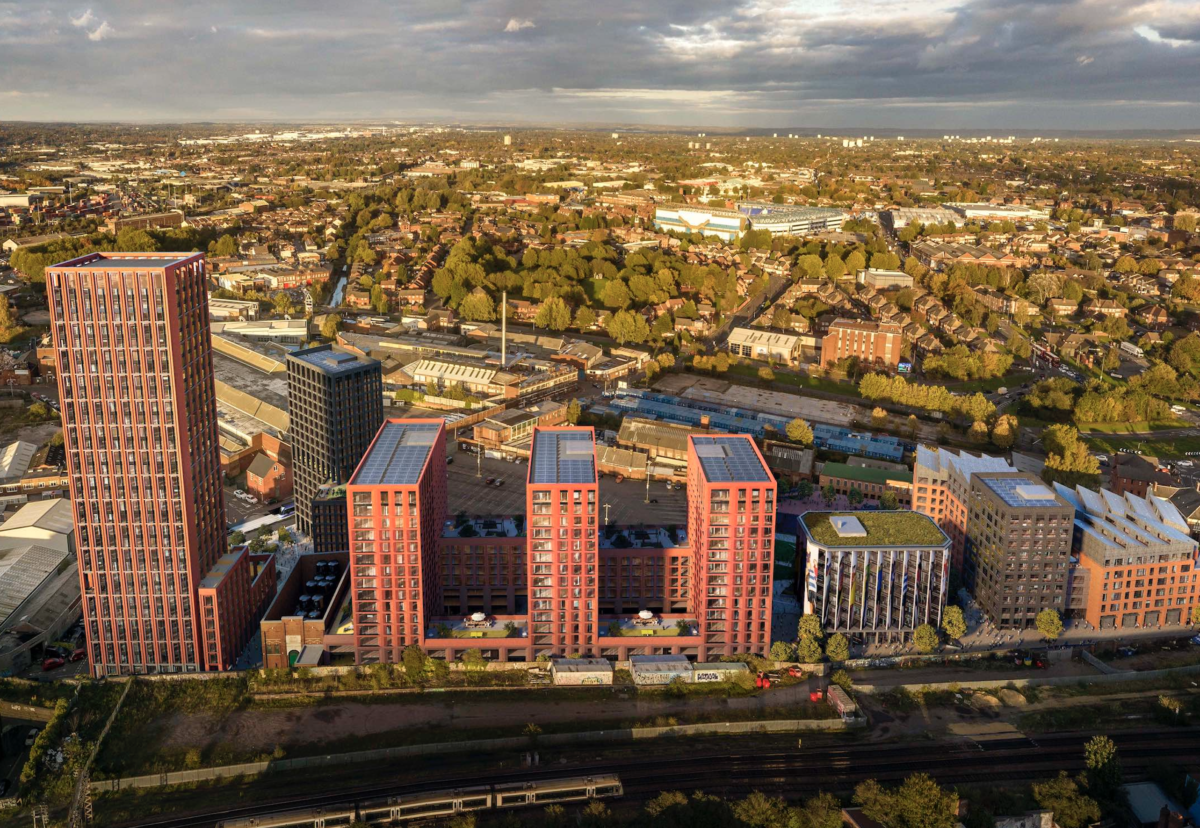 Upper Trinity Street development in Digbeth designed by Corstorphine + Wright Architects