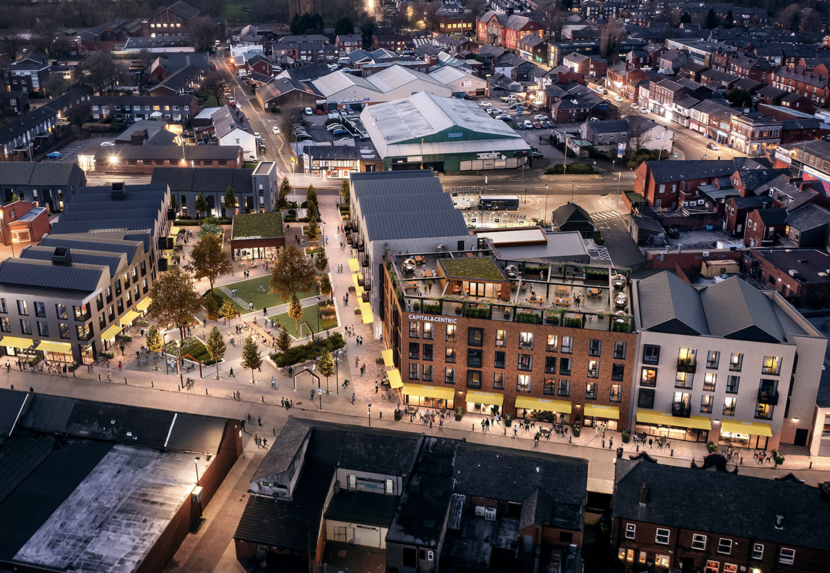 Town centre scheme was designed by BDP and Shed KM