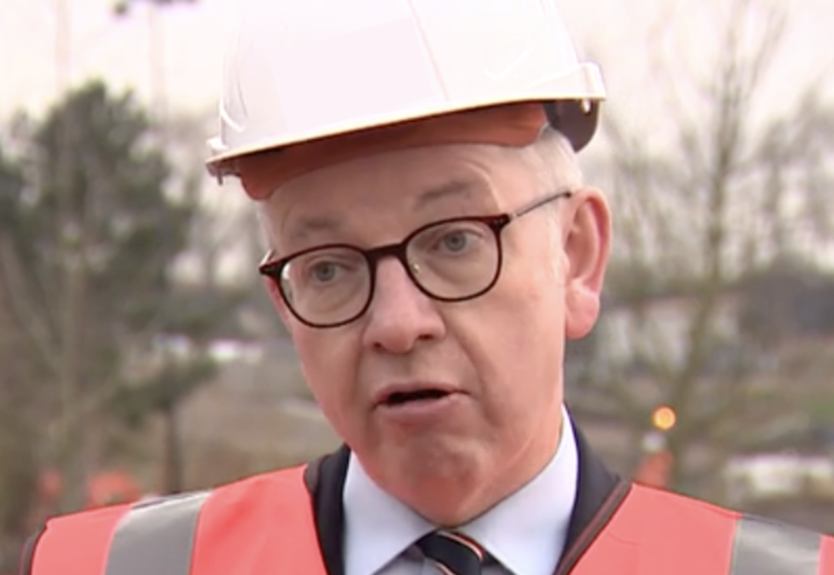 Michael Gove rows back on target to build 300,000 homes every year 