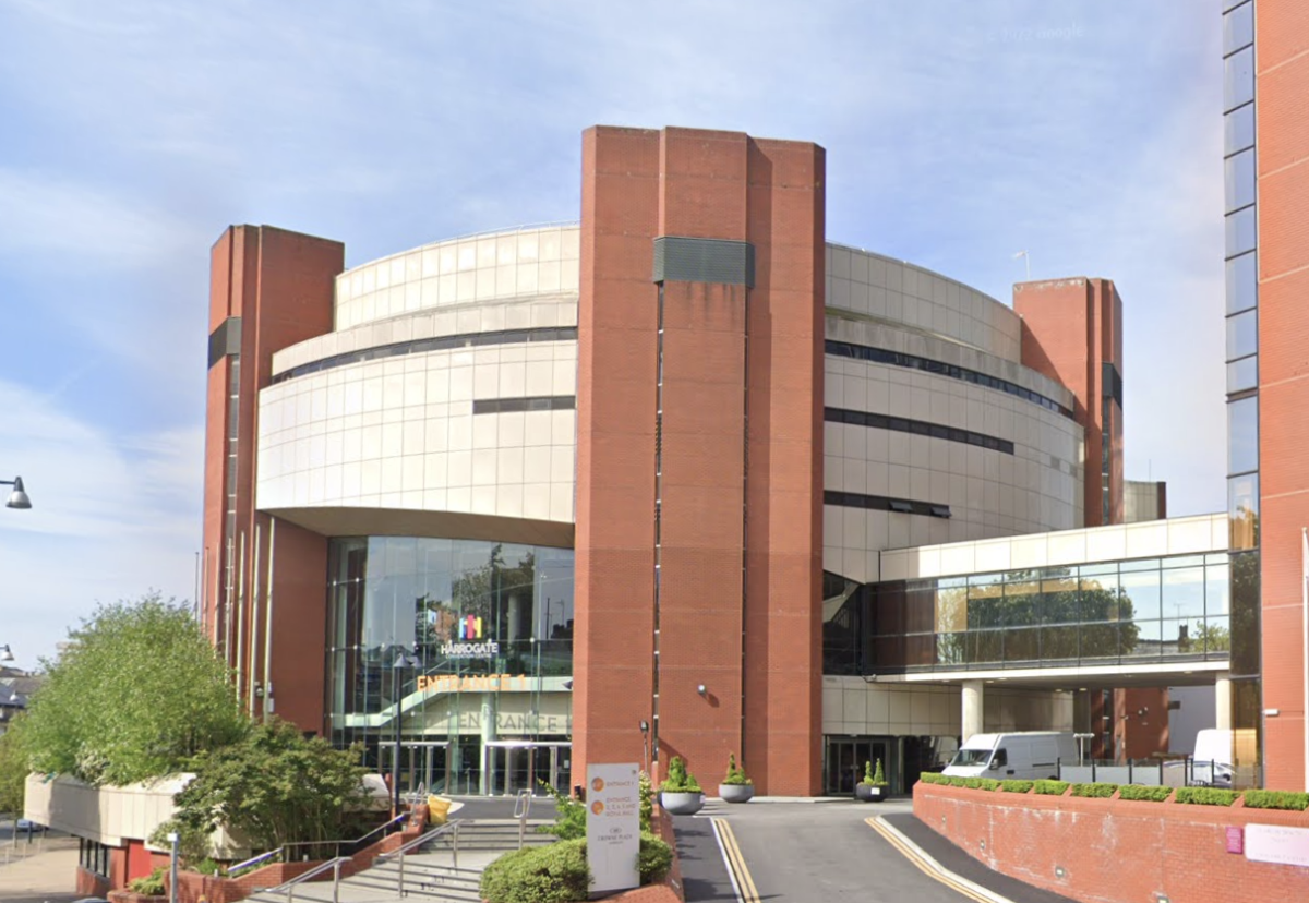 Harrogate Convention Centre main entrance building