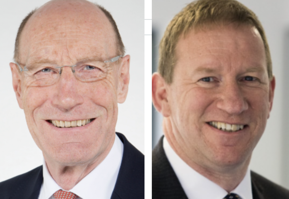 (l-r) John Armitt and David Thomas will help to shape country's routemap towards zero carbon