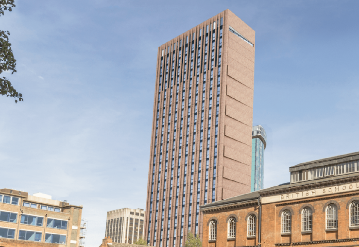 Planned Gough Street student tower