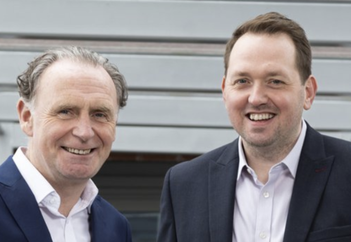 (l-r) Barry Roberts will remain at the business for a handover period with Simon Arnott