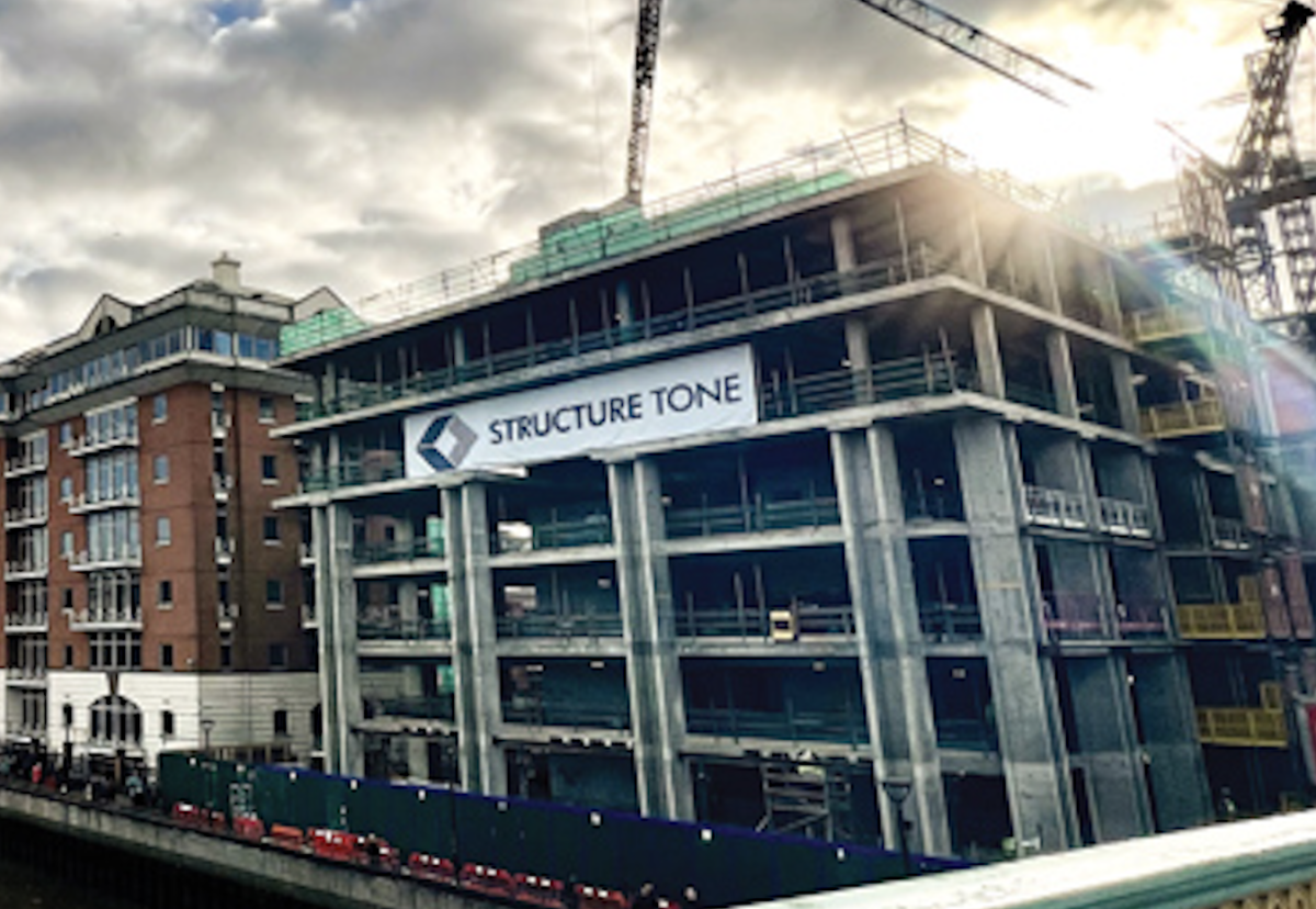 Structure Tone is now focused on major building refits like the former FT Building in London for advertising giant WPP