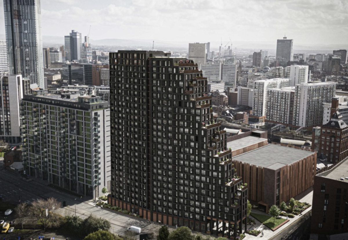 The Obsidian scheme will deliver 250 flats when the project completes at the end of 2026.