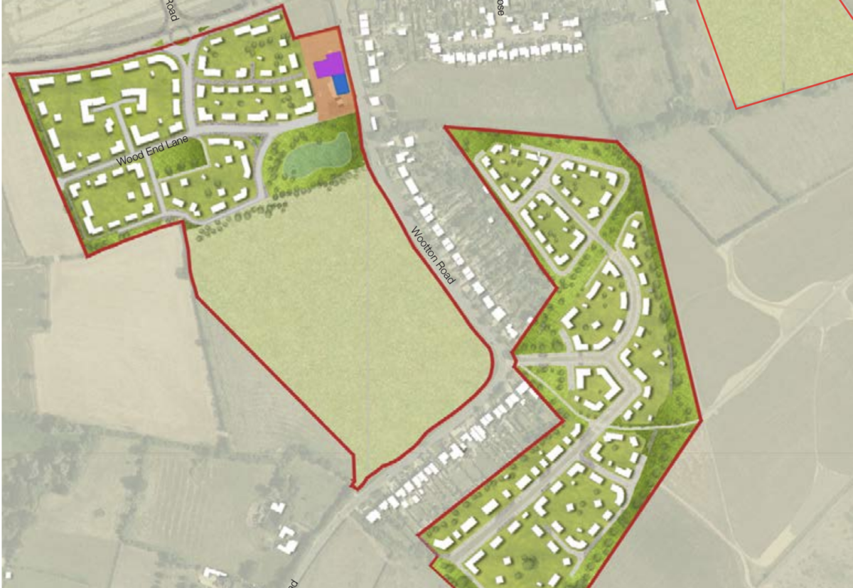 Crown Estate masterplan at Wootton in Bedford