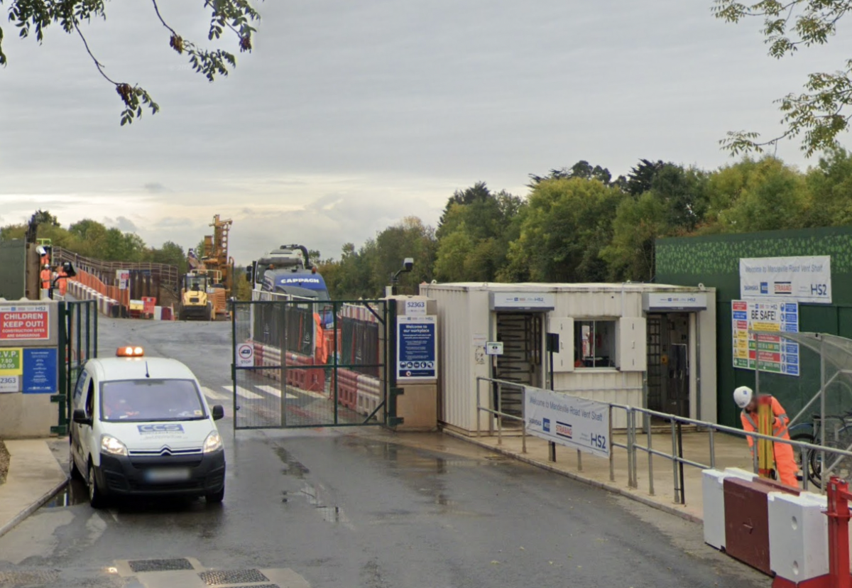 Mandeville Road Ventilation Shaft site