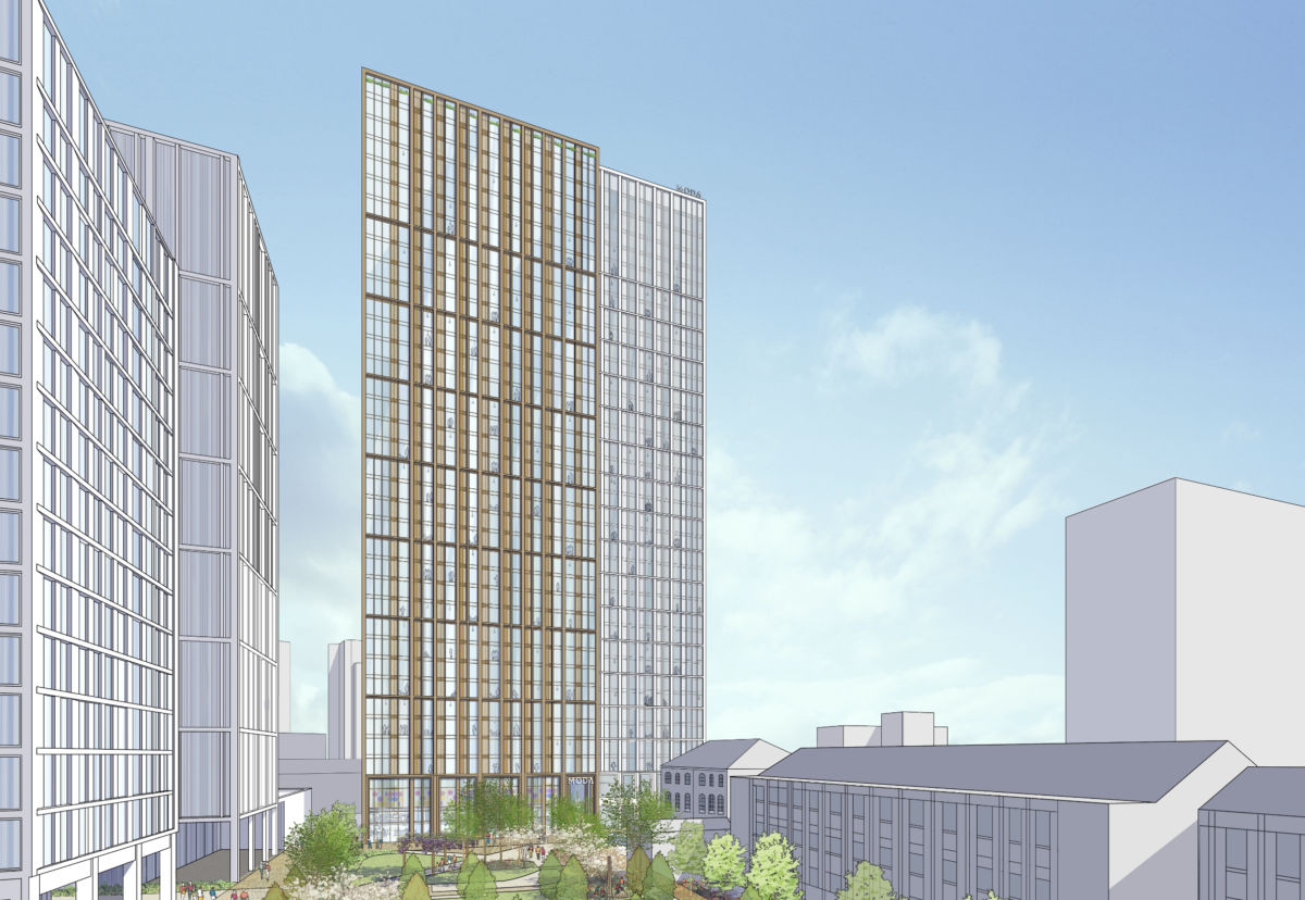 Moda Living's New Garden Square tower plan