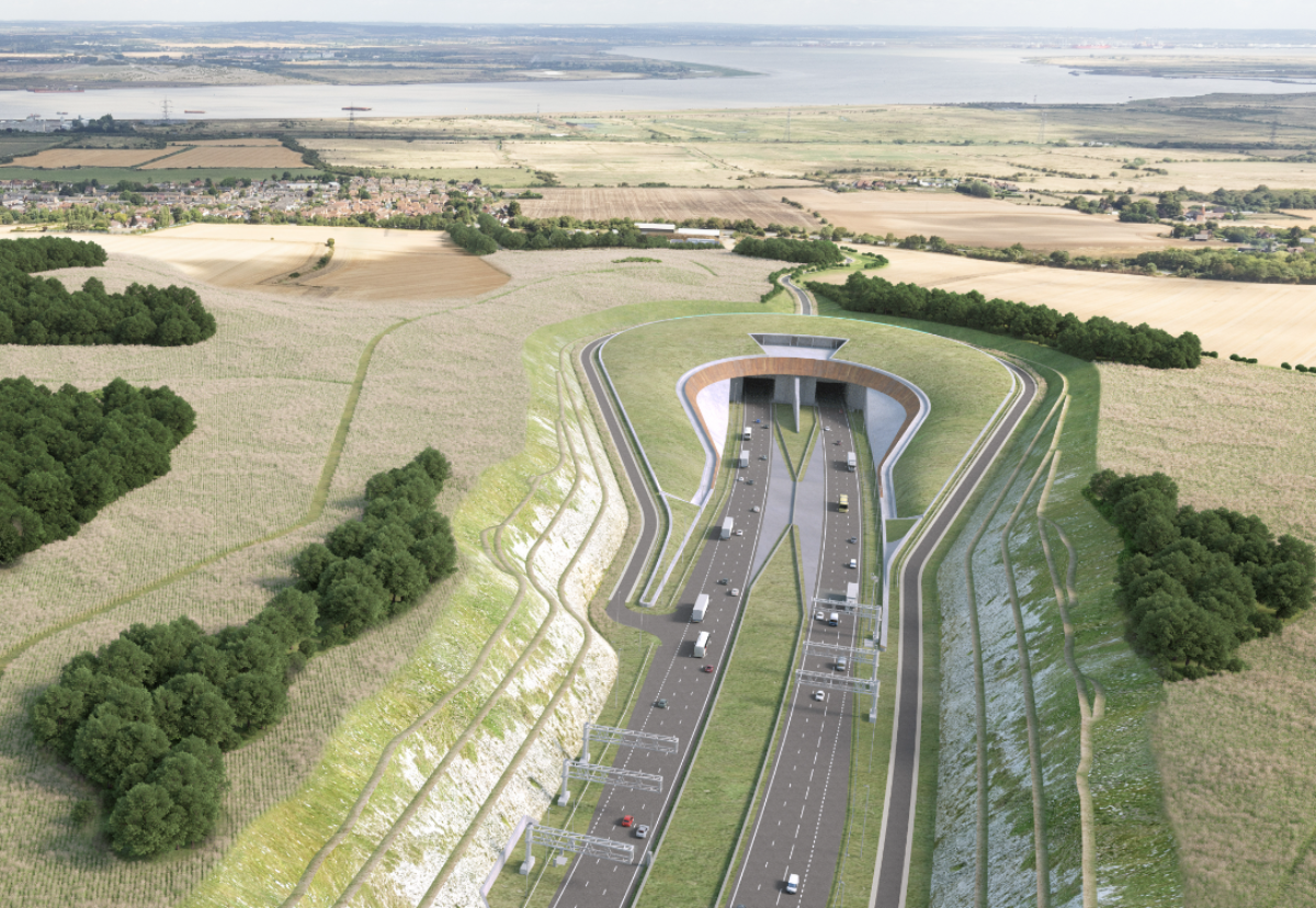 Lower Thames Crossing Southern tunnel entrance