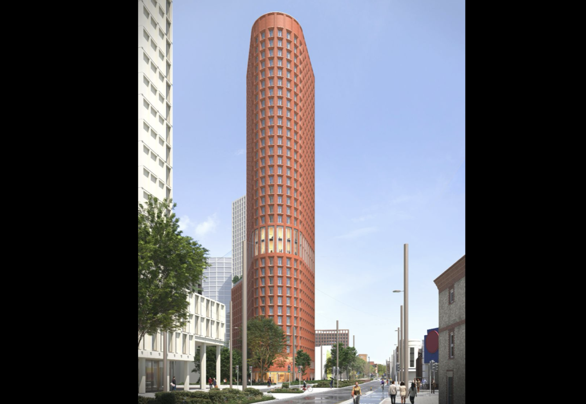 Howells designed the 34 storey project